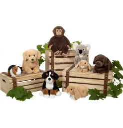 Peluche lapin beige - 23 cm