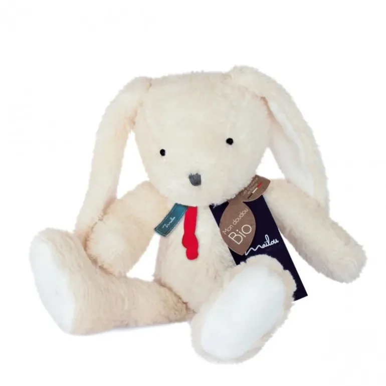 Peluche Lapin en coton biologique - 30 cm