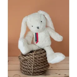 Peluche Lapin en coton biologique - 30 cm