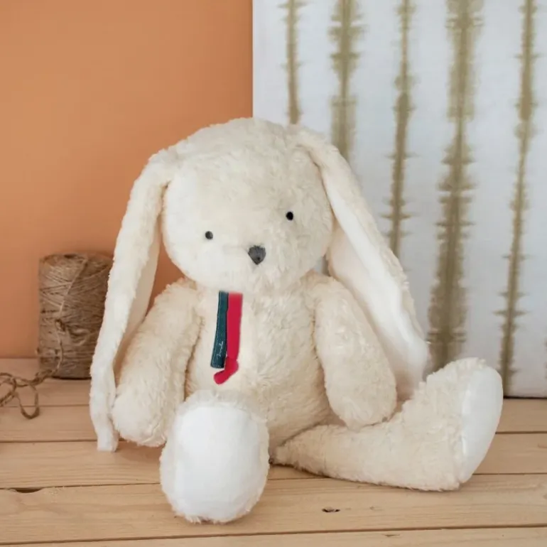 Peluche Lapin en coton biologique - 30 cm