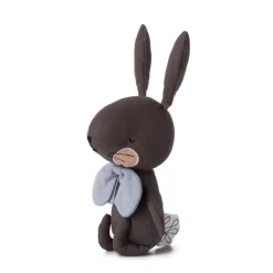 Peluche Lapin Gris dans boîte cadeau