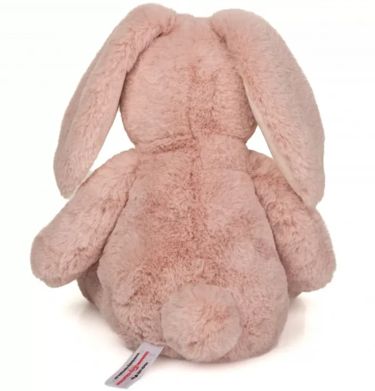 Peluche lapin Haley rose - 32 cm