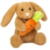 Peluche lapin Lilly avec carotte - 23 cm