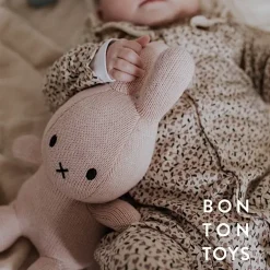 Peluche lapin Miffy coton Biologique Rose Pastel - 23 cm