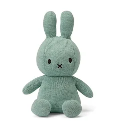 Peluche lapin Miffy en coton biologique bleu pastel - 23 cm