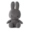 Peluche lapin Miffy en velours côtelé gris - 50 cm