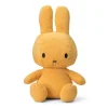 Peluche lapin Miffy en velours côtelé jaune - 50 cm