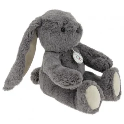 Peluche Lapinou 20 cm gris