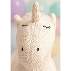 Peluche licorne en crochet MINI