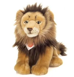 Peluche lion assis - 30 cm