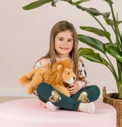 Peluche lion couché - 33 cm