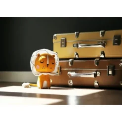Peluche Lion dans boîte cadeau