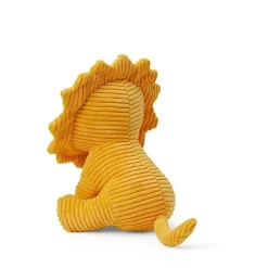 Peluche lion en velours côtelé - 24 cm