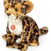 Peluche léopard assis - 27 cm