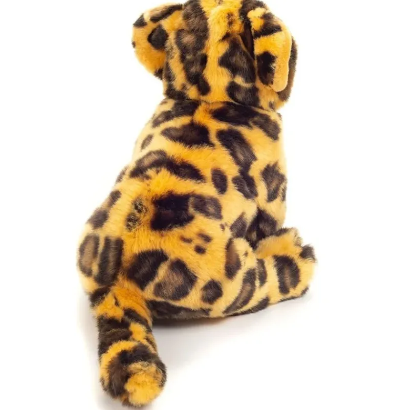 Peluche léopard assis - 27 cm