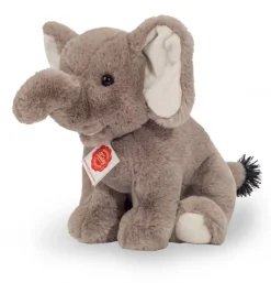Peluche éléphant assis - 25 cm