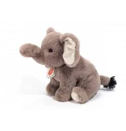 Peluche éléphant assis - 25 cm