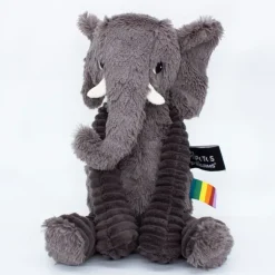 Peluche éléphant Dimoitou gris