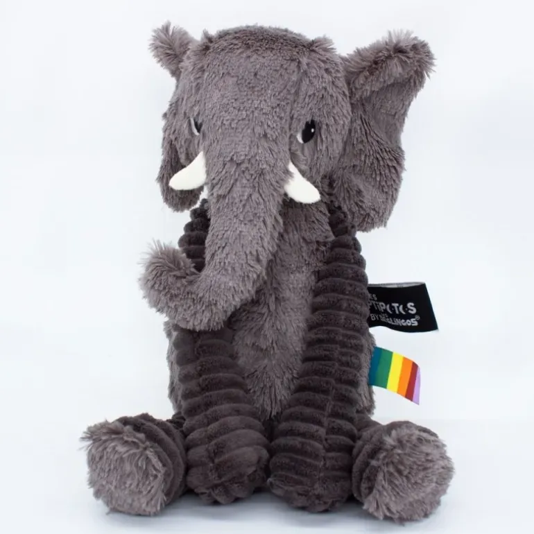 Peluche éléphant Dimoitou gris