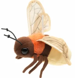 Peluche luciole avec lumière - 17 cm