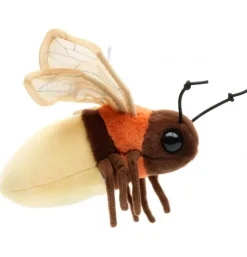 Peluche luciole avec lumière - 17 cm