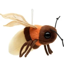 Peluche luciole avec lumière - 17 cm