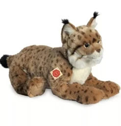 Peluche lynx couché - 45 cm