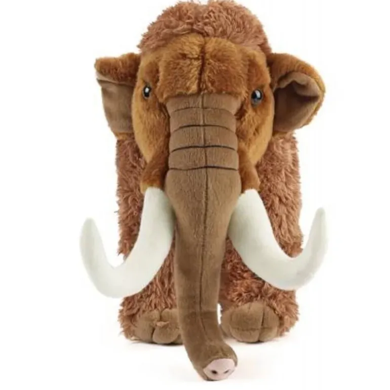 Peluche mammouth laineux - 36 cm