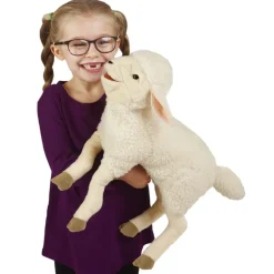 Peluche marionnette Agneau