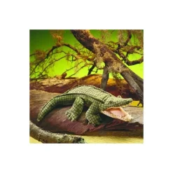 Peluche marionnette Alligator
