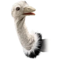 Peluche marionnette Autruche