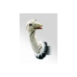 Peluche marionnette Autruche