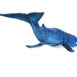 Peluche marionnette Baleine bleue