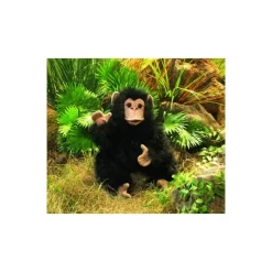Peluche marionnette Bébé Chimpanzé