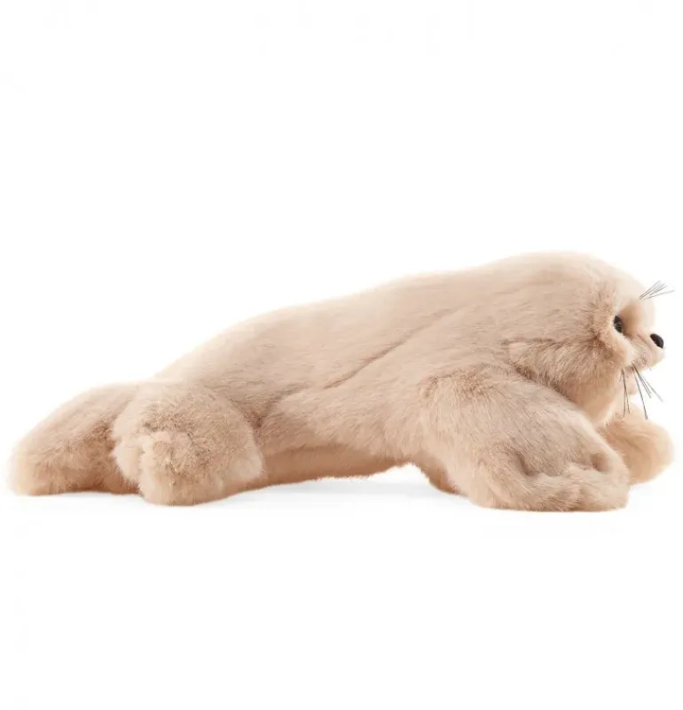 Peluche marionnette bébé phoque