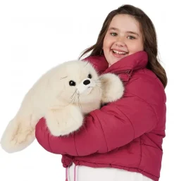 Peluche marionnette bébé phoque