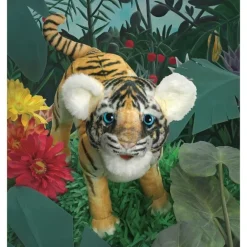 Peluche marionnette Bébé Tigre