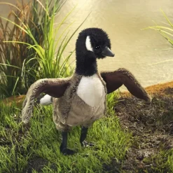 Peluche marionnette Bernache du Canada