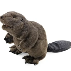 Peluche marionnette Castor