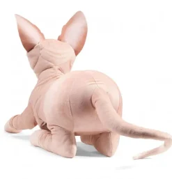 Peluche marionnette chat sphynx