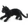 Peluche marionnette chat noir