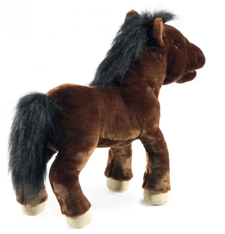 Peluche marionnette cheval