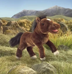 Peluche marionnette cheval