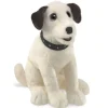 Peluche marionnette Chien Terrier assis
