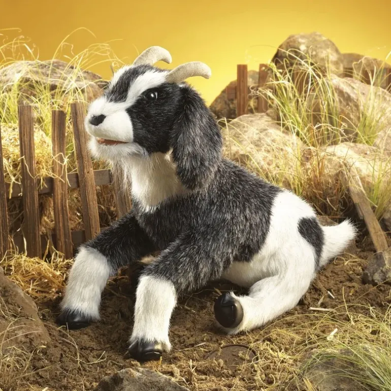 Peluche marionnette Chèvre