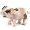 Peluche marionnette Cochon grognant