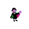Peluche marionnette Comte Vampirouette