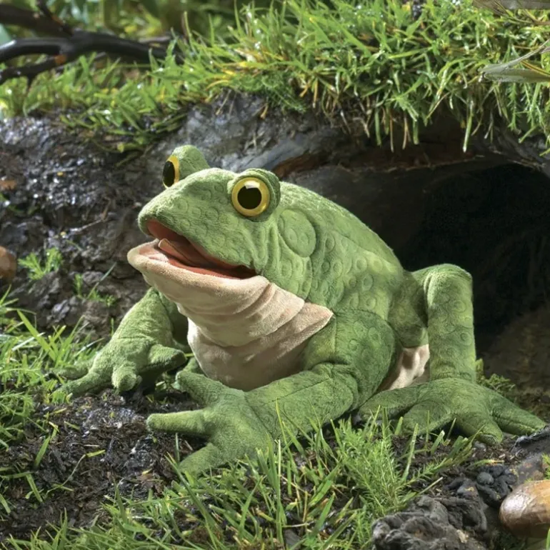 Peluche marionnette Crapaud