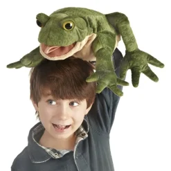 Peluche marionnette Crapaud