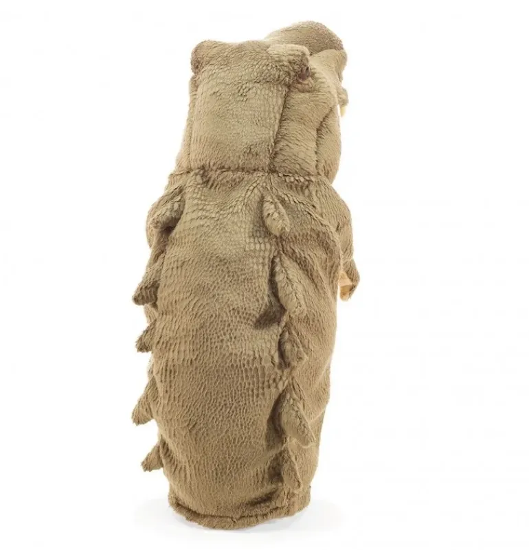 Peluche marionnette crocodile
